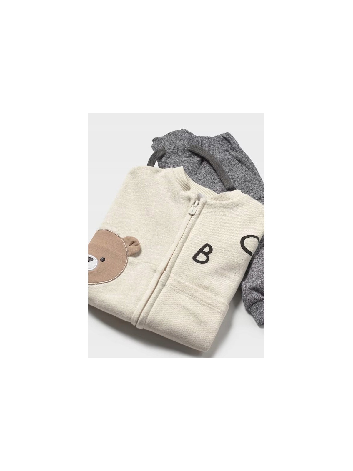 MAYORAL NEWBORN KOMPLET DLA CHŁOPCA BLUZA ROZPINANA KOSZULKA SPODNIE 1802/26