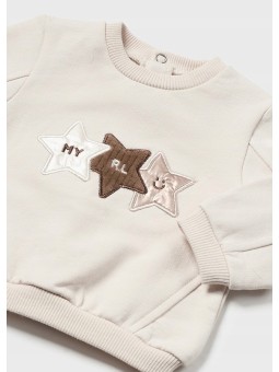 MAYORAL NEWBORN BLUZA  DLA CHŁOPCA BEŻ 2455/57