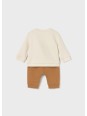 MAYORAL NEWBORN KOMPLET BLUZA SPODNIE 2621/21 1