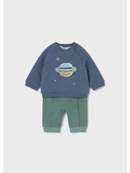 MAYORAL NEWBORN KOMPLET BLUZA I SPODNIE 2639/35