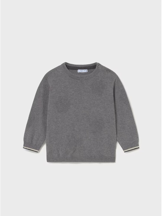 MAYORAL BABY SWETER SWETEREK GRAFIT ŁAPKI PIESKA 2347