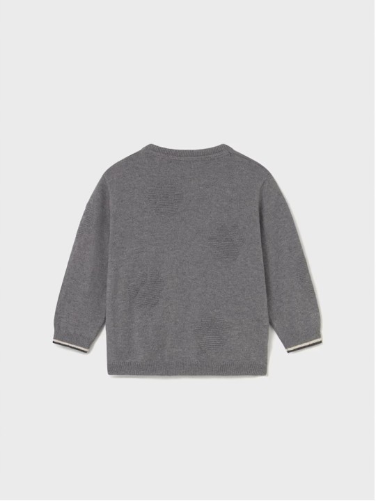 MAYORAL BABY SWETER SWETEREK GRAFIT ŁAPKI PIESKA 2347