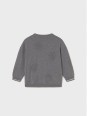 MAYORAL BABY SWETER SWETEREK GRAFIT ŁAPKI PIESKA 2347