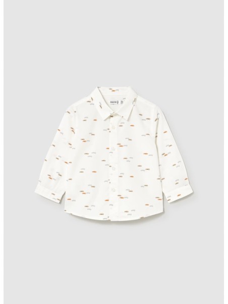 MAYORAL KOSZULA BABY  BIAŁA W AUTKA 2107