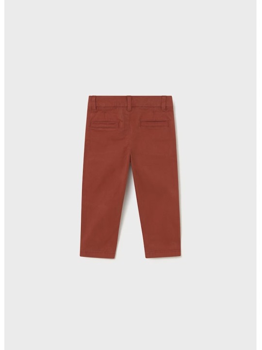MAYORAL BABY BASIC SPODNIE WIZYTOWE DLA CHŁOPCA CHINO SLIM CEGLASTY  521