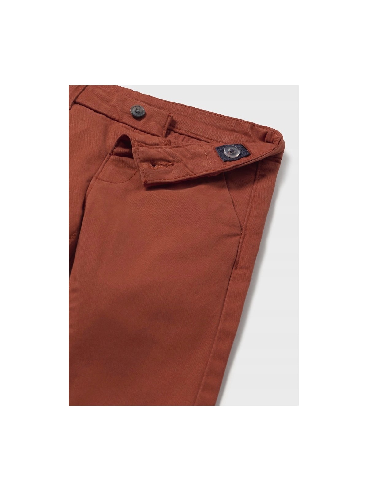 MAYORAL BABY BASIC SPODNIE WIZYTOWE DLA CHŁOPCA CHINO SLIM CEGLASTY  521