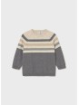 MAYORAL BABY SWETER SWETEREK  BEŻ GRAFIT 2342