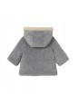 MAYORAL NEWBORN BLUZA Z KAPTUREM DWUSTRONNA SZARA KREM 2496