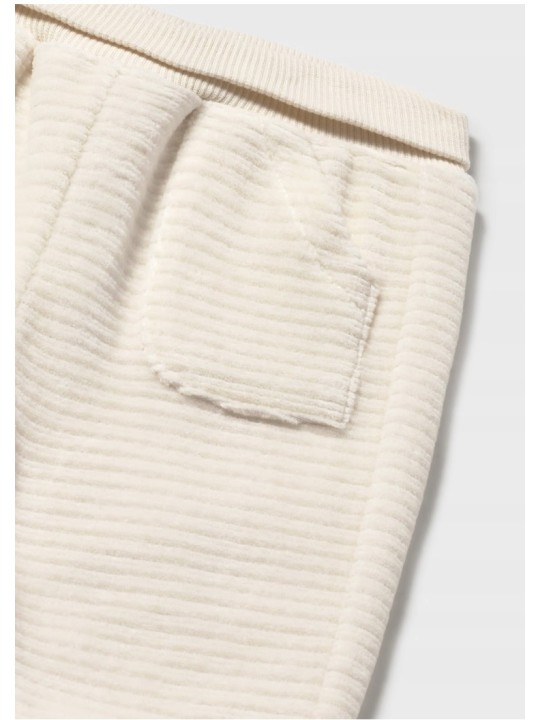 MAYORAL NEWBORN KOMPLET SZTRUKSOWY CZAPKA KREM 2624/1