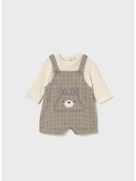 MAYORAL NEWBORN ŚPIOSZKI  DLA CHŁOPCA BEŻ KREM 2645