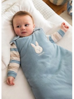 MAYORAL NEWBORN ŚPIWOREK NIEMOWLĘCY NIEBIESKI Z KRÓLICZKIEM  ŚPIWOR01