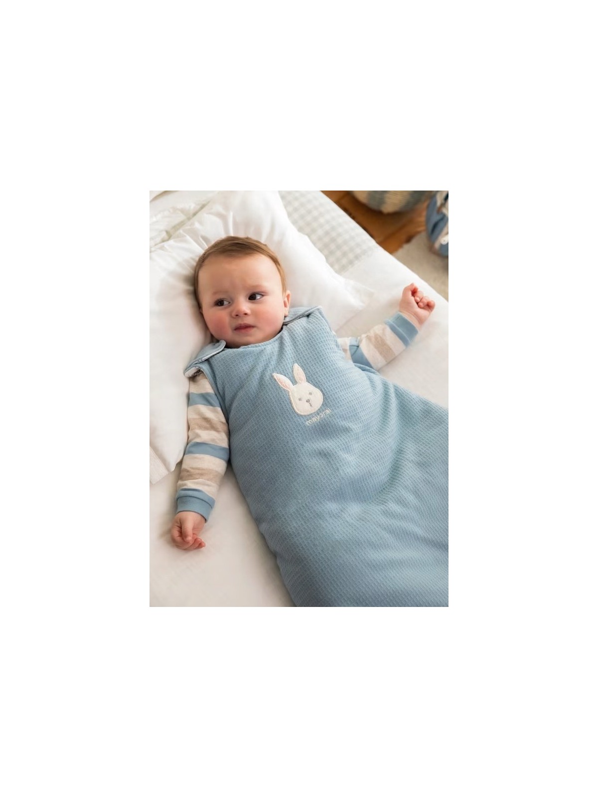 MAYORAL NEWBORN ŚPIWOREK NIEMOWLĘCY NIEBIESKI Z KRÓLICZKIEM  ŚPIWOR01