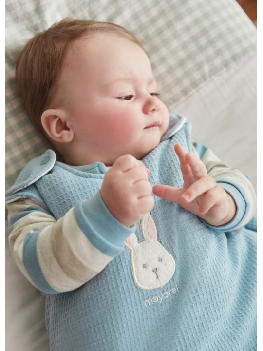 MAYORAL NEWBORN ŚPIWOREK NIEMOWLĘCY NIEBIESKI Z KRÓLICZKIEM  ŚPIWOR01