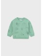 MAYORAL BABY BLUZA DLA CHŁOPCA ZWIERZĄTKA  ZIELONA  1441/52