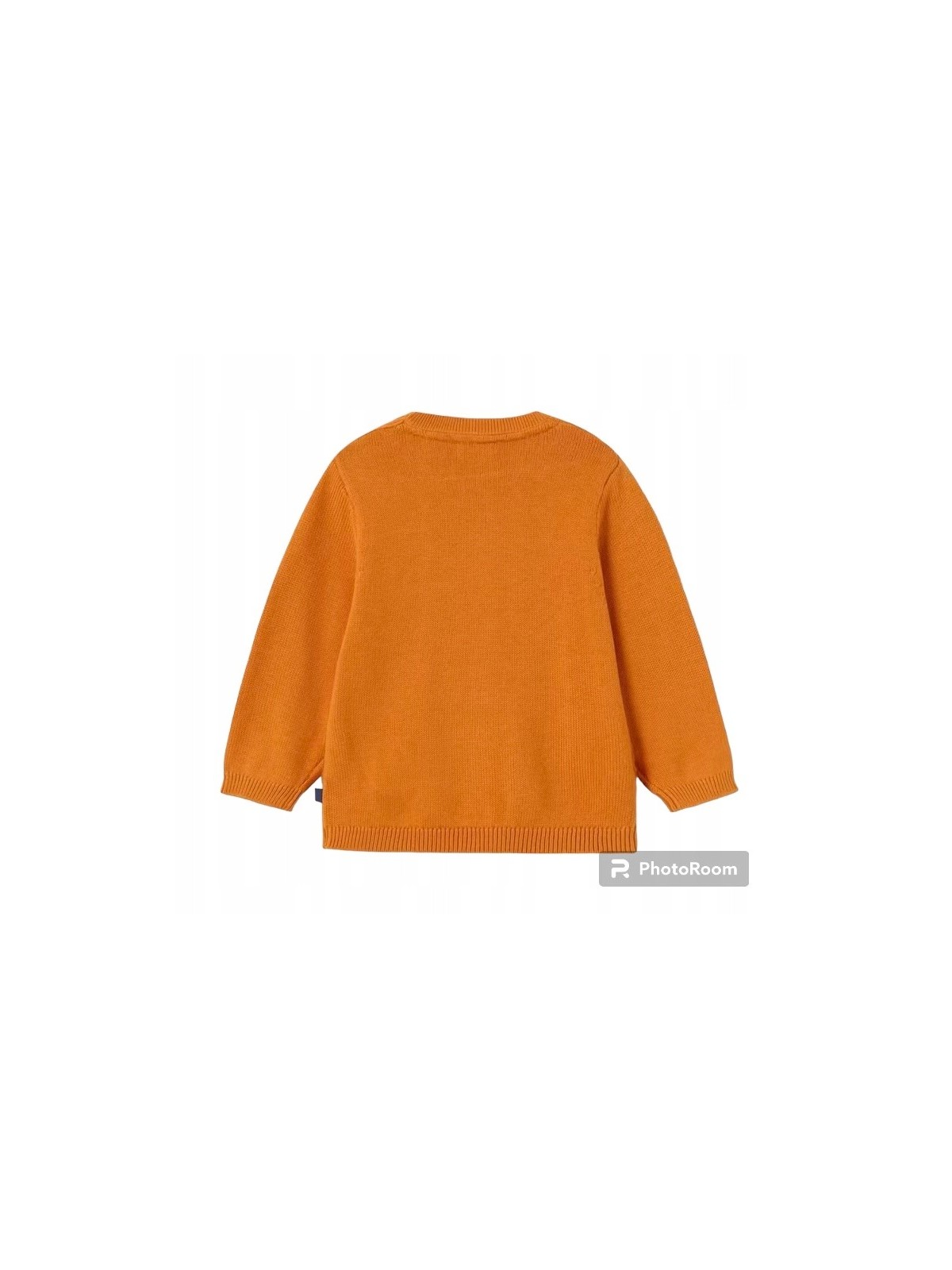 KLASYCZNY POMARAŃCZOWY SWETER NIEMOWLĘCY  Z GZUIKAMI MAYORAL BABY SWETER002