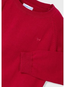 MAYORAL SWETER DLA CHŁOPCA BASIC CZERWONY 323/15