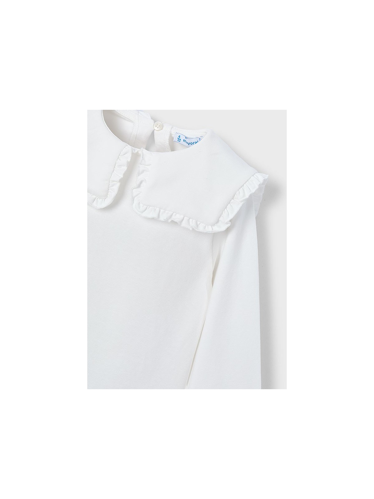 MAYORAL BLUZKA KOSZULKA NA DŁUGI RĘKAW DLA DZIEWCZYNKI  BIAŁA 4134/33