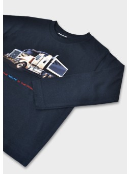 MAYORAL KOSZULKA BLUZKA NA DŁUGI RĘKAW DLA CHŁOPCA GRANAT 4085/23