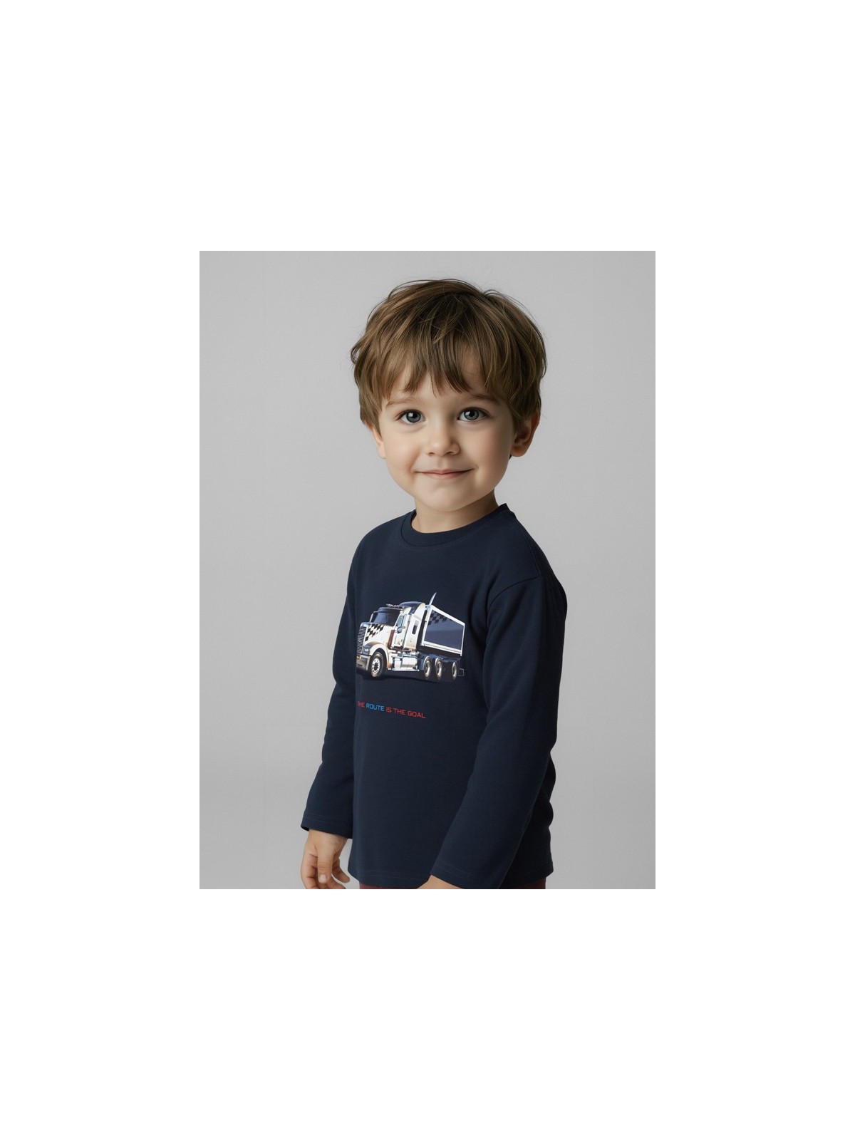 MAYORAL KOSZULKA BLUZKA NA DŁUGI RĘKAW DLA CHŁOPCA GRANAT 4085/23