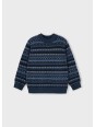 MAYORAL SWETER DLA CHŁOPCA GRANAT BŁĘKIT 4381 /14