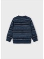 MAYORAL SWETER DLA CHŁOPCA GRANAT BŁĘKIT 4381 /14