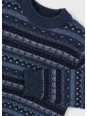 MAYORAL SWETER DLA CHŁOPCA GRANAT BŁĘKIT 4381 /14