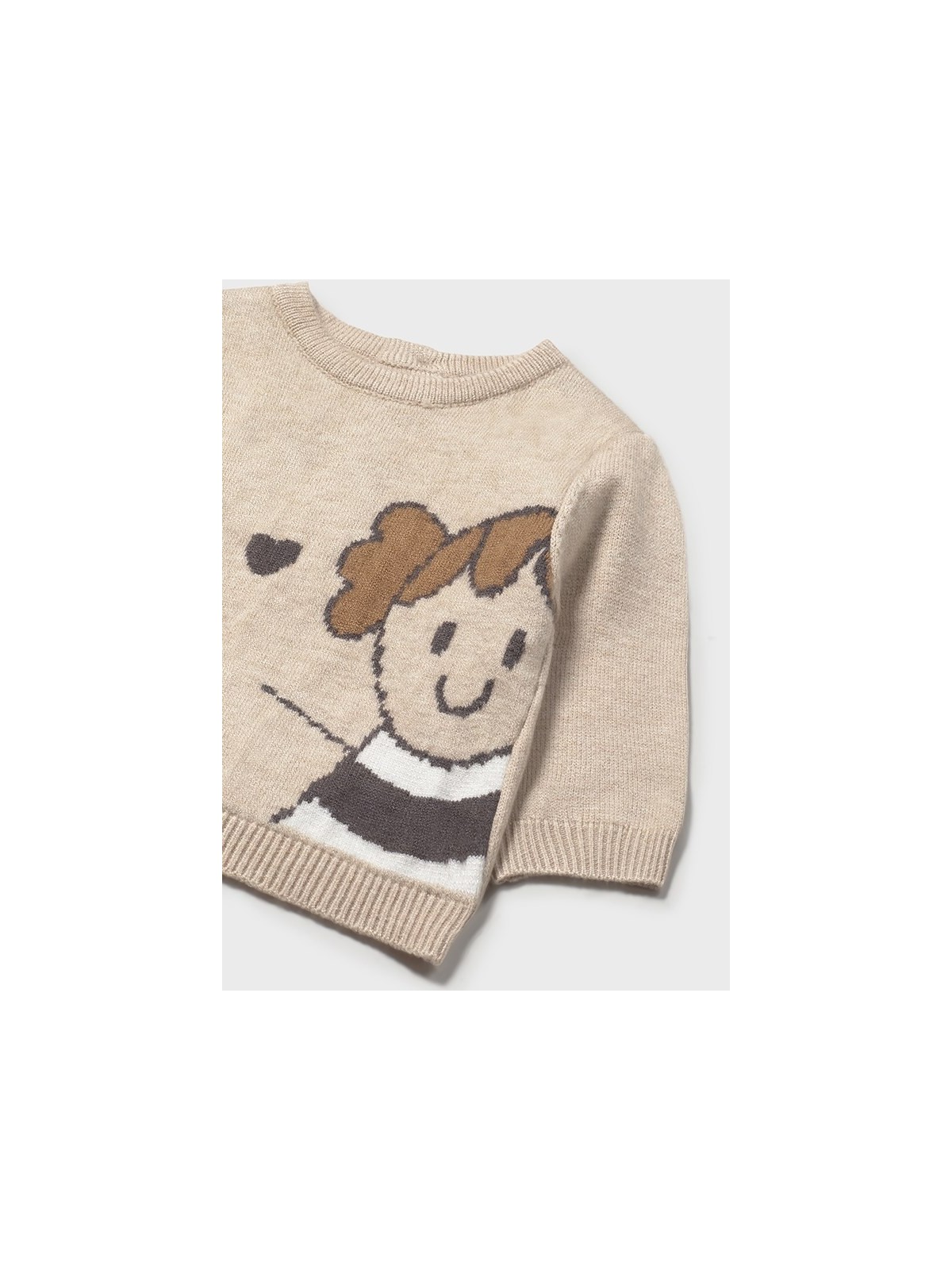 MAYORAL NEWBORN  SWETER SWETEREK BEŻ DLA DZIEWCZYNKI 2340/83