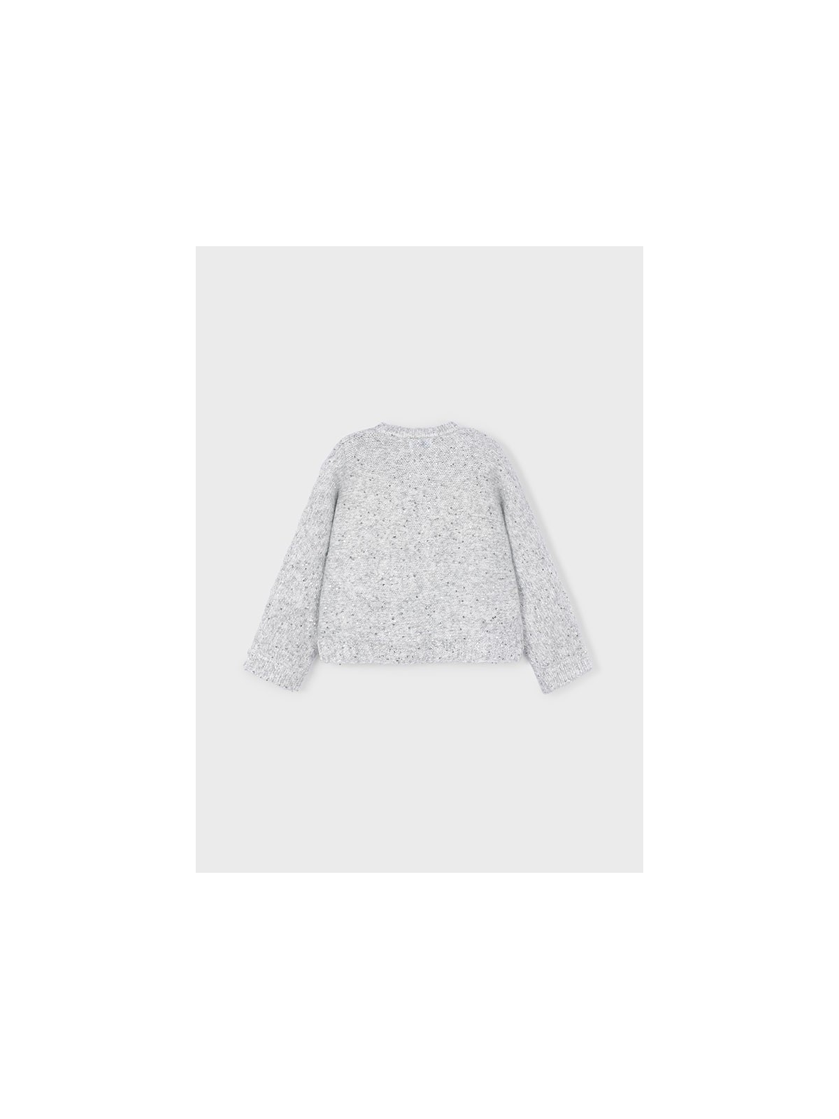 MAYORAL SWETER DLA DZIEWCZYNKI SREBRNY SZARY CEKINY 4306/66