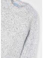 MAYORAL SWETER DLA DZIEWCZYNKI SREBRNY SZARY CEKINY 4306/66