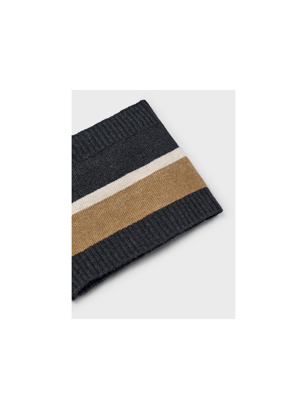 MAYORAL KOMPLET CZAPKA KOMIN GRAFIT BRĄZ 10069/77