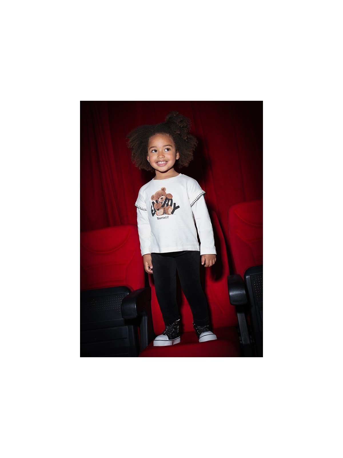 MAYORAL SPODNIE LEGINSY DLA DZIEWCZYNKI WELUR CZARNY 712/56