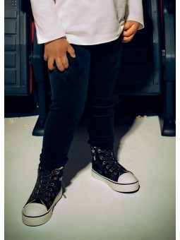 MAYORAL SPODNIE LEGINSY DLA DZIEWCZYNKI WELUR CZARNY 712/56