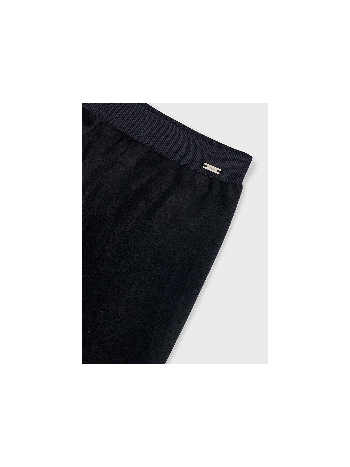 MAYORAL SPODNIE LEGINSY DLA DZIEWCZYNKI WELUR CZARNY 712/56