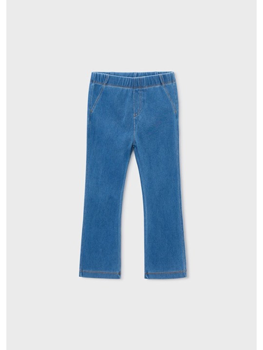 MAYORAL SPODNIE LEGINSY DLA DZIEWCZYNKI DZWONY NIEBIESKIE 4718/22