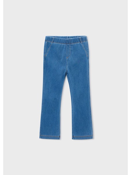 MAYORAL SPODNIE LEGINSY DLA DZIEWCZYNKI DZWONY NIEBIESKIE 4718/22