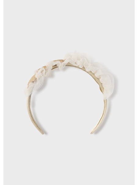 MAYORAL OPASKA NA WŁOSY DLA DZIEWCZYNKI BEŻ ZŁOTE GWIAZDKI 10024/7