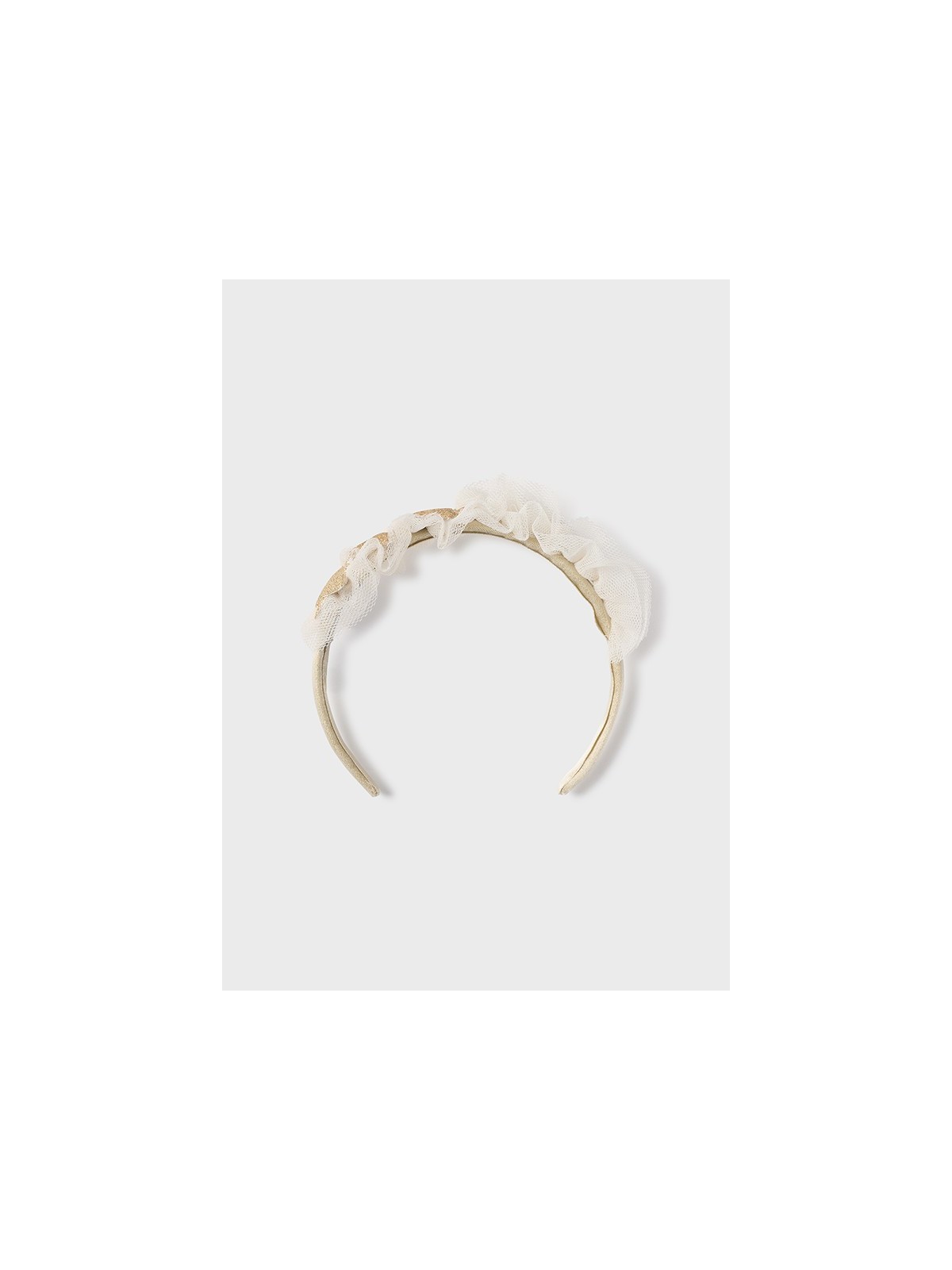 MAYORAL OPASKA NA WŁOSY DLA DZIEWCZYNKI BEŻ ZŁOTE GWIAZDKI 10024/7