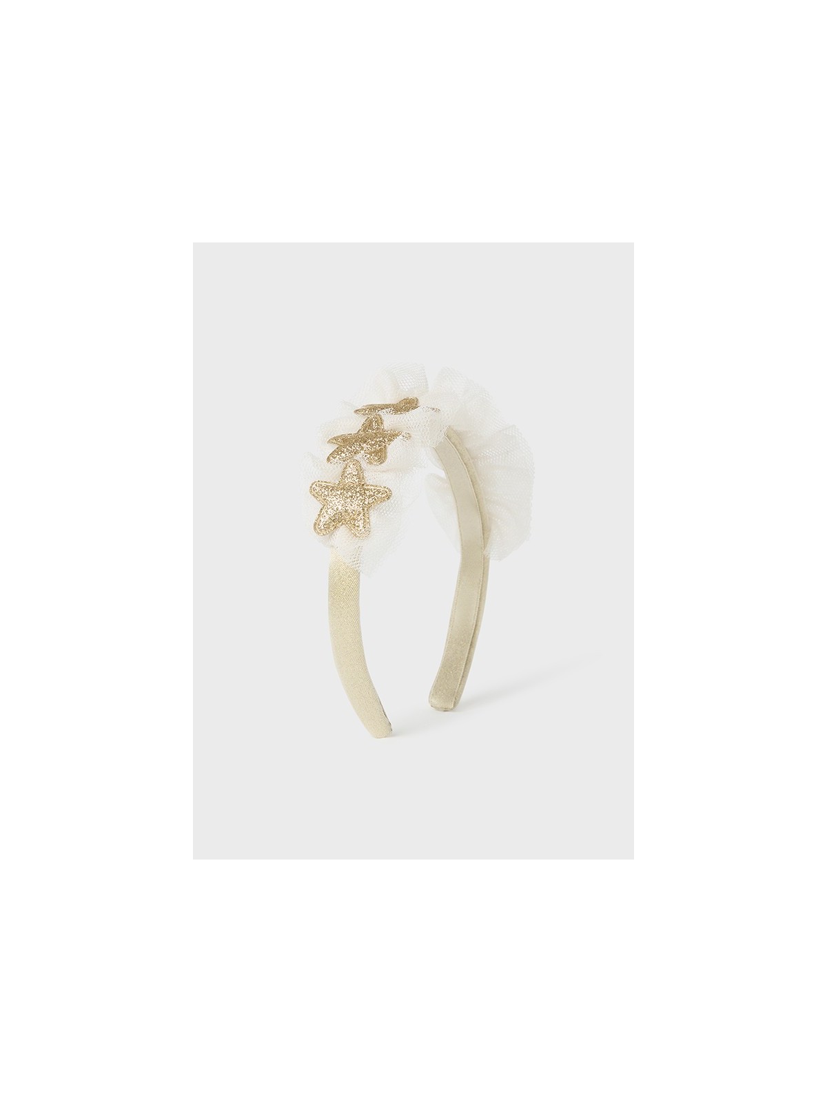 MAYORAL OPASKA NA WŁOSY DLA DZIEWCZYNKI BEŻ ZŁOTE GWIAZDKI 10024/7