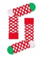 HAPPY SOCKS SKARPETKI CZERWONE W KROPKI  BAŁWANKI BDS01
