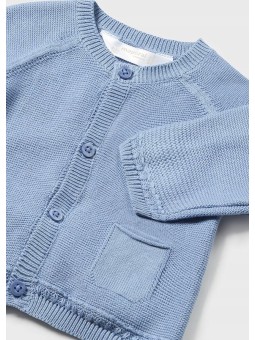 MAYORAL NEWBORN SWETEREK  ROZPINANY BŁĘKIT NIEBIESKI 1380/93