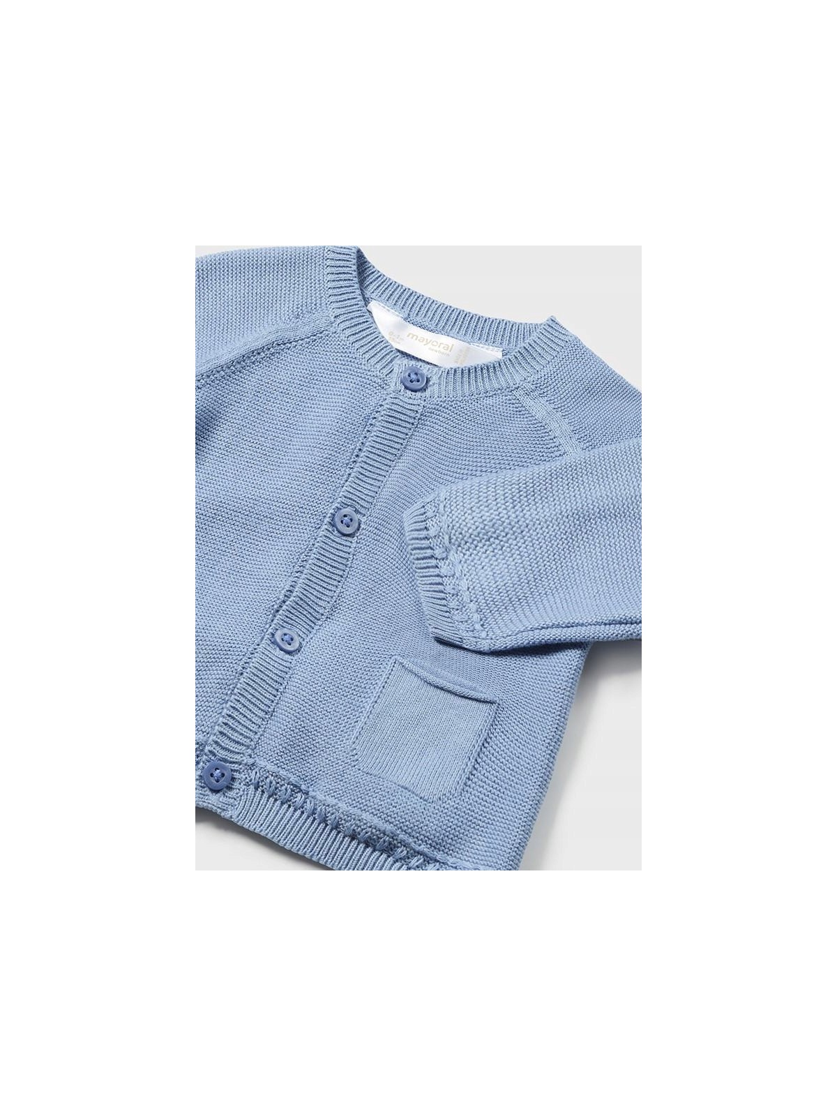 MAYORAL NEWBORN SWETEREK  ROZPINANY BŁĘKIT NIEBIESKI 1380/93