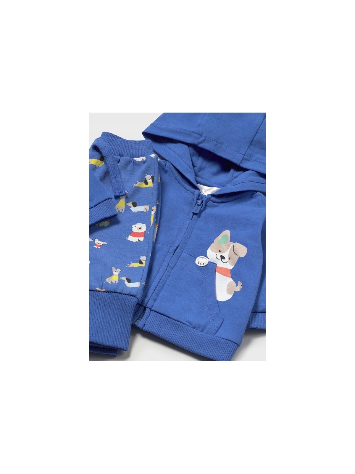 MAYORAL NEWBORN KOMPLET DLA CHŁOPCA BLUZA ROZPINANA BODY SPODNIE 1803/30