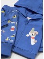 MAYORAL NEWBORN KOMPLET DLA CHŁOPCA BLUZA ROZPINANA BODY SPODNIE 1803/30