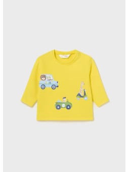 MAYORAL NEWBORN  KOSZULKA BLUZKA NA DŁUGI RĘKAW ŻÓŁTA 1004/16