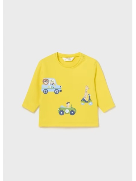 MAYORAL NEWBORN  KOSZULKA BLUZKA NA DŁUGI RĘKAW ŻÓŁTA 1004/16