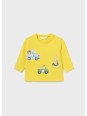 MAYORAL NEWBORN  KOSZULKA BLUZKA NA DŁUGI RĘKAW ŻÓŁTA 1004/16