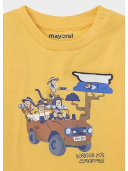 MAYORAL NEWBORN  KOSZULKA BLUZKA NA DŁUGI RĘKAW ŻÓŁTA 1033/67