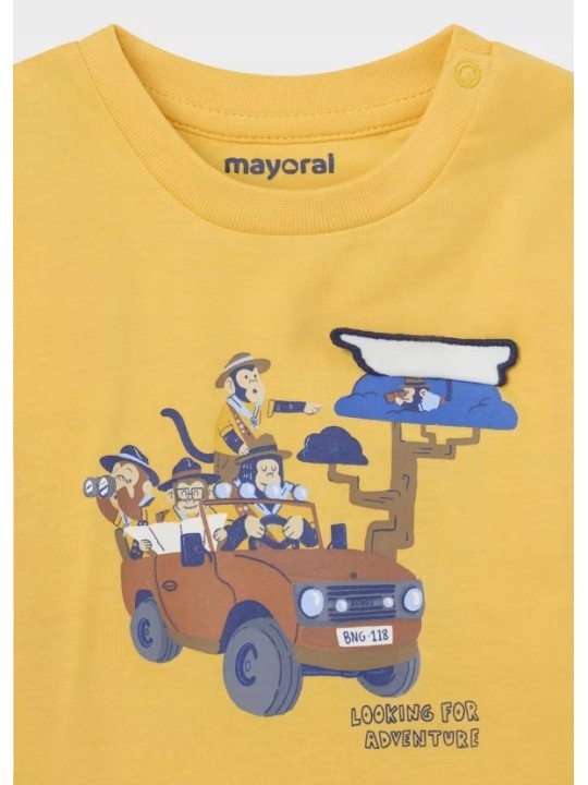 MAYORAL NEWBORN  KOSZULKA BLUZKA NA DŁUGI RĘKAW ŻÓŁTA 1033/67