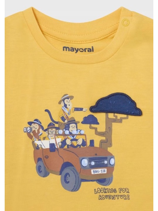 MAYORAL NEWBORN  KOSZULKA BLUZKA NA DŁUGI RĘKAW ŻÓŁTA 1033/67