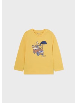 MAYORAL NEWBORN  KOSZULKA BLUZKA NA DŁUGI RĘKAW ŻÓŁTA 1033/67